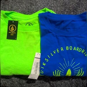 Quicksilver And Volcom Tshirts